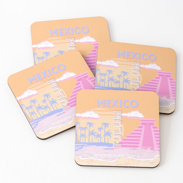 Item preview, Tulum, Travel Art, Preppy designed and sold by Magic Love Art Print.