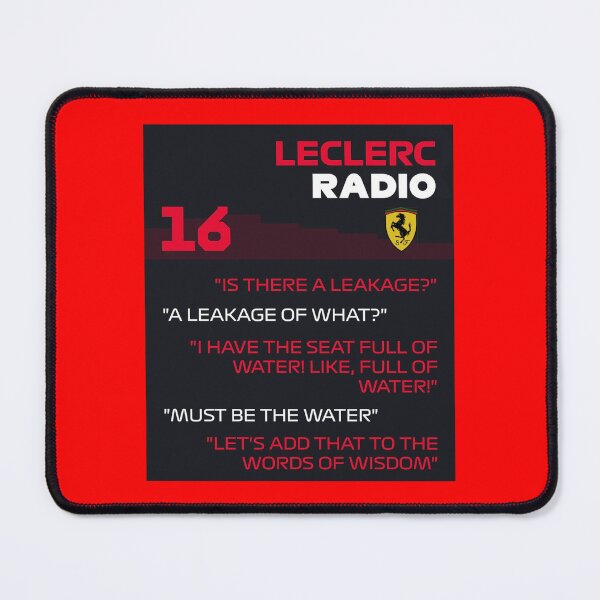 Item preview, Charles Leclerc Radio Message “Must Be The Water” designed and sold by myideal-shop.