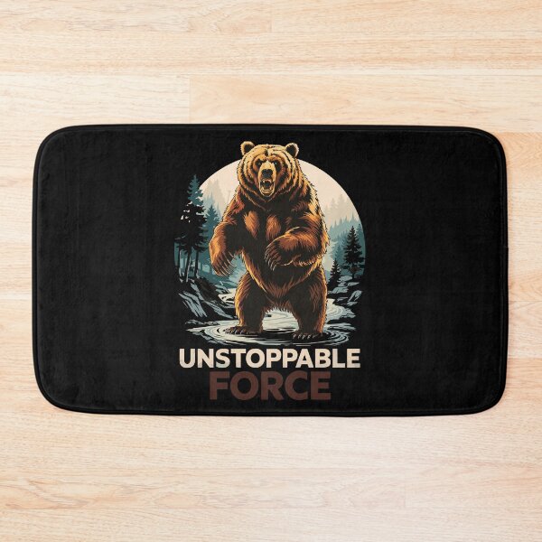 Item preview, Unstoppable Force - Fierce Grizzly Bear designed and sold by Taans-Creation.