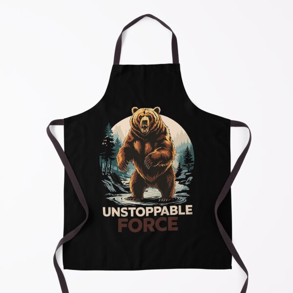 Item preview, Unstoppable Force - Fierce Grizzly Bear designed and sold by Taans-Creation.