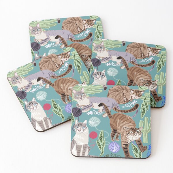 Aperçu de l'œuvre Motif Chats Ragdoll Bleu créée et vendue par belettelepink.