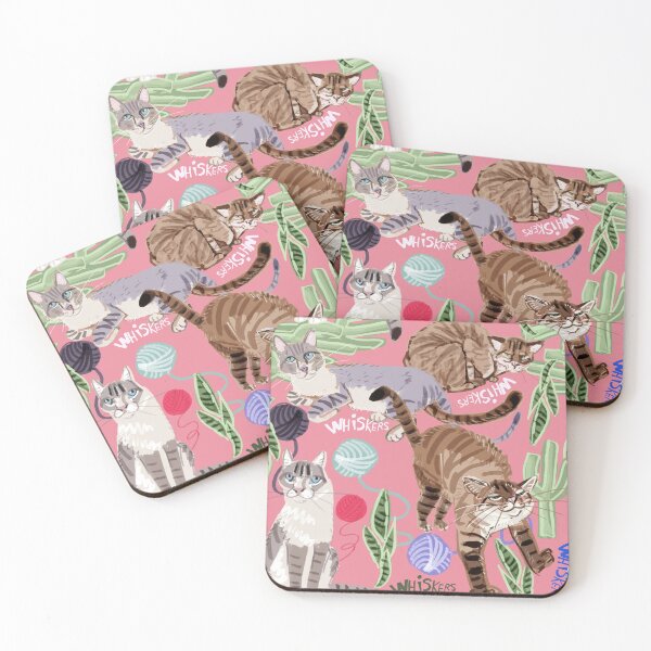 Item preview, Ragdoll Cats pattern Pink designed and sold by belettelepink.