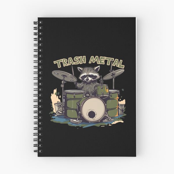 Item preview, Trash Metal Raccoon Drums designed and sold by titanosdesign.