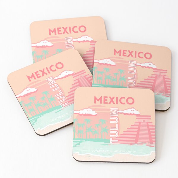 Item preview, Tulum, Mexico, Travel Art designed and sold by Magic Love Art Print.