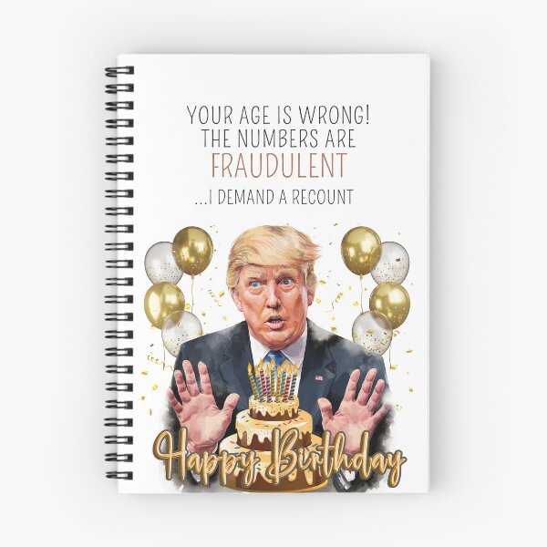 Item preview, Trump Happy Birthday designed and sold by Roy & Tiffany.