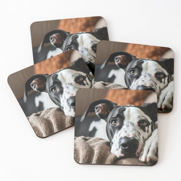 Item preview, Great Dane relaxing on a couch designed and sold by anytka.