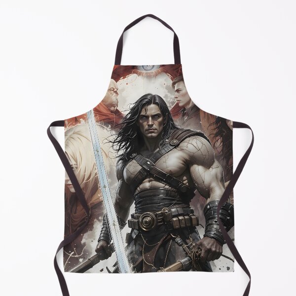 Item preview, Conan Characters Battles Fantasy Colorful Fights designed and sold by ART ATTACK ZONE.
