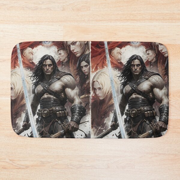 Item preview, Conan Characters Battles Fantasy Colorful Fights designed and sold by ART ATTACK ZONE.