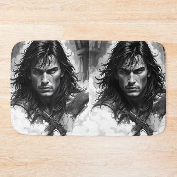 Item preview, Dark Conan Epic Battles Fantasy Black White Ink designed and sold by ART ATTACK ZONE.
