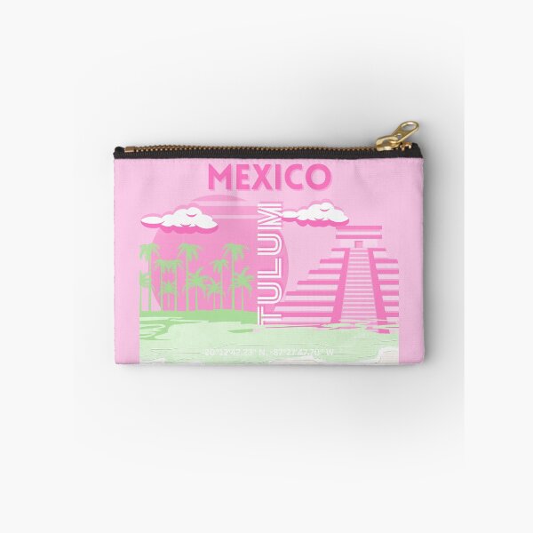 Item preview, Tulum, Mexico, Travel Art, Preppy Art, Pink designed and sold by Magic Love Art Print.