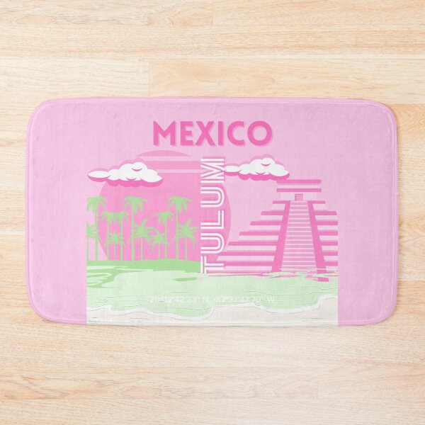 Item preview, Tulum, Mexico, Travel Art, Preppy Art, Pink designed and sold by Magic Love Art Print.