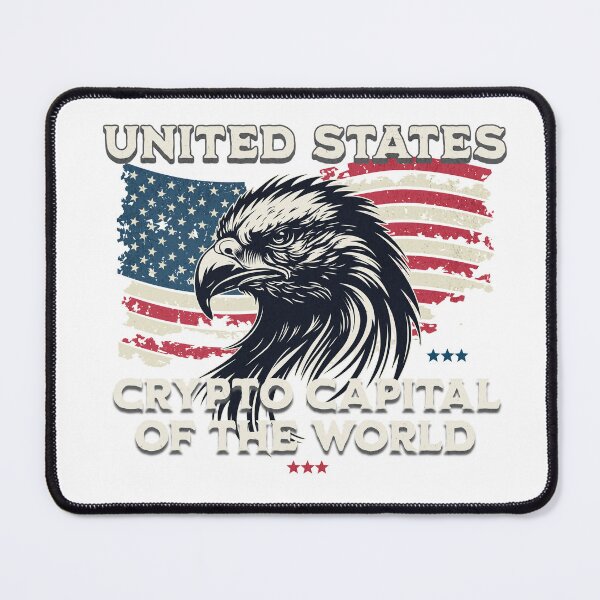 Item preview, US crypto capital of the world apparel and gifts designed and sold by FunnyFamlyFun.
