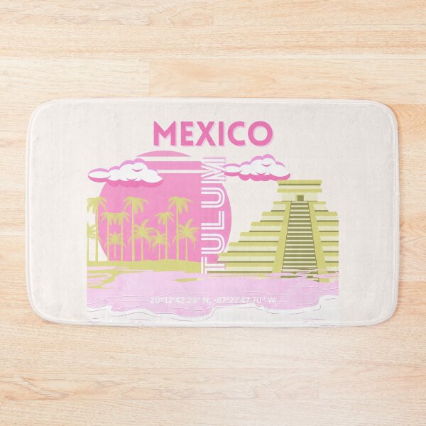 Item preview, Tulum, Mexico, Travel Art, Pink designed and sold by Magic Love Art Print.
