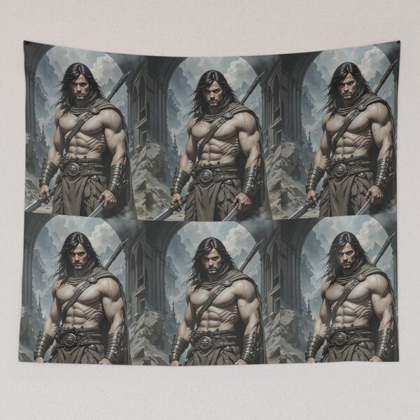 Item preview, Conan Power Epic Battles Fantasy Art designed and sold by ART ATTACK ZONE.