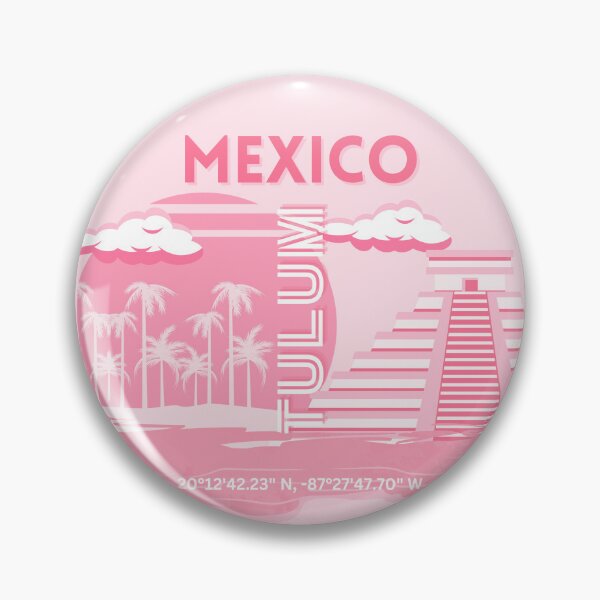 Item preview, Tulum, Mexico, Travel Art, Pink Art designed and sold by Magic Love Art Print.