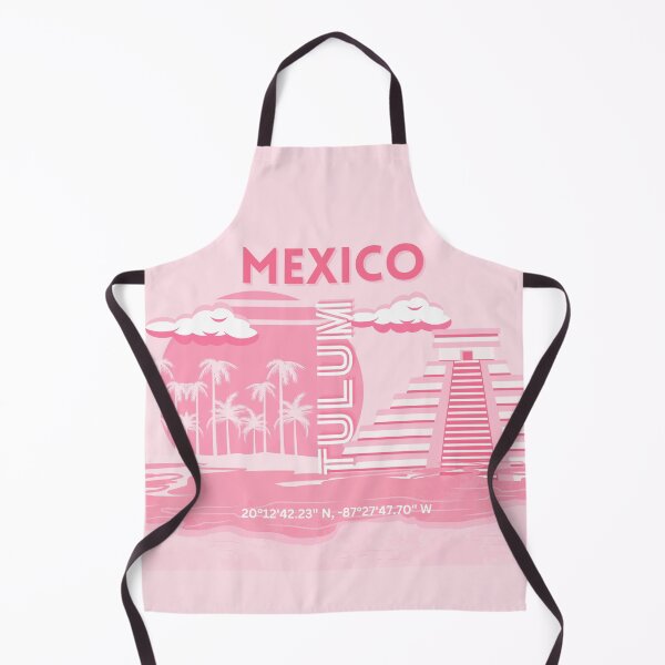 Item preview, Tulum, Mexico, Travel Art, Pink Art designed and sold by Magic Love Art Print.
