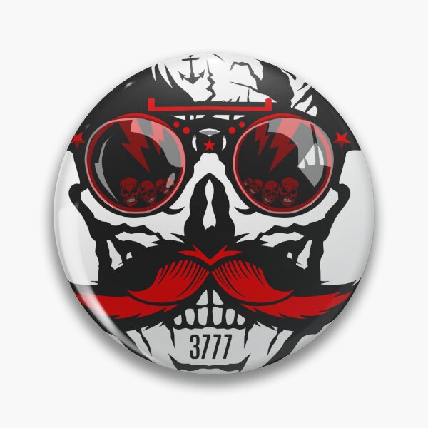 Item preview, hipster skull mustache skull round sunglasses bow tie designed and sold by Achille3777.