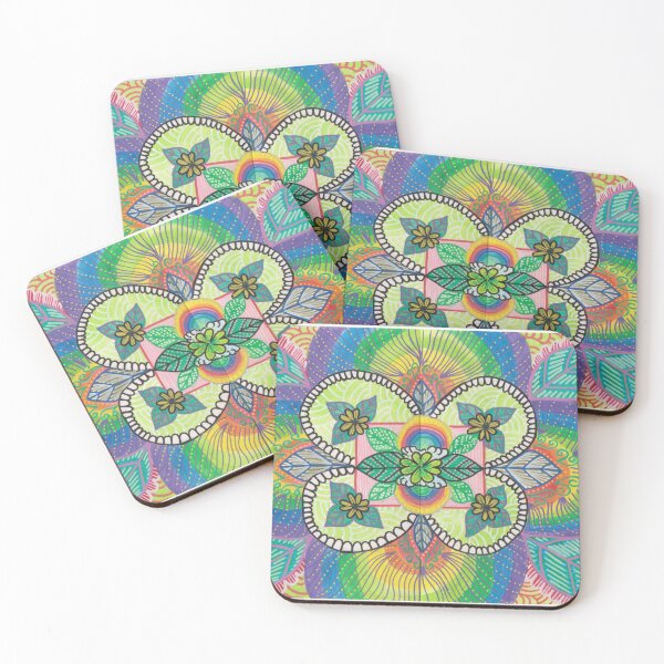 Item preview, Shamrocks and Rainbows designed and sold by Yvi-art.