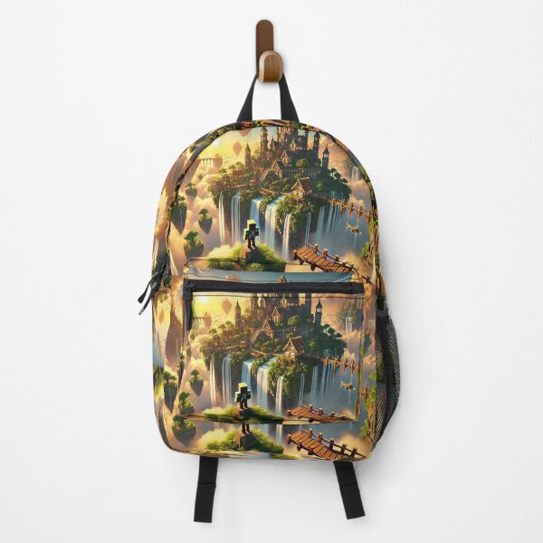 Item preview, Voxel Floating Kingdom Scene – Epic Sky Castle Adventure Pixel Fantasy Art designed and sold by pixelpopplanet.