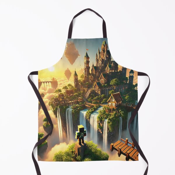 Item preview, Voxel Floating Kingdom Scene – Epic Sky Castle Adventure Pixel Fantasy Art designed and sold by pixelpopplanet.