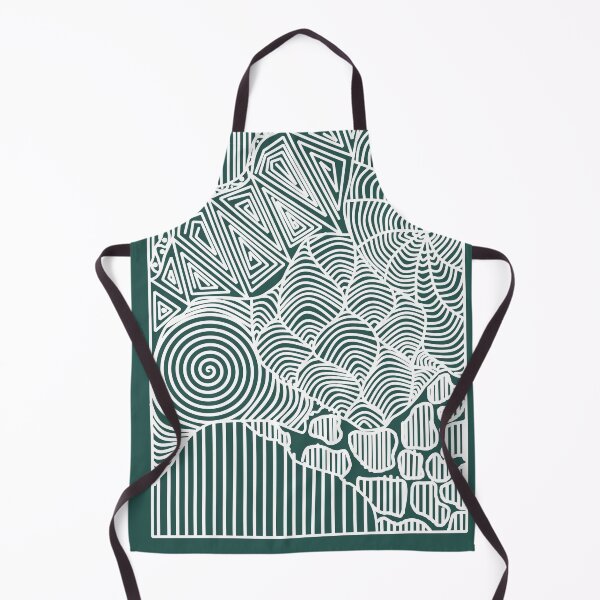 Item preview, Teal and White line design designed and sold by Navkriti.