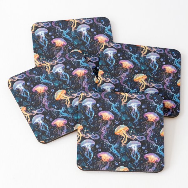 Item preview, Neon Jellyfish Symphony designed and sold by HannaArtHeart.