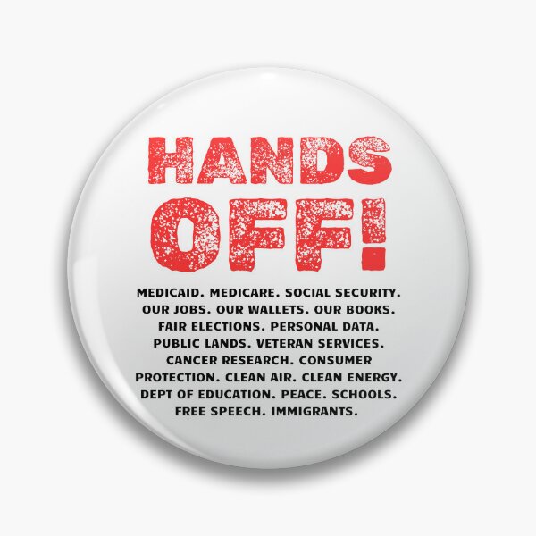 Item preview, Hands Off Protest Social Security And Medicare designed and sold by AniArtPL.