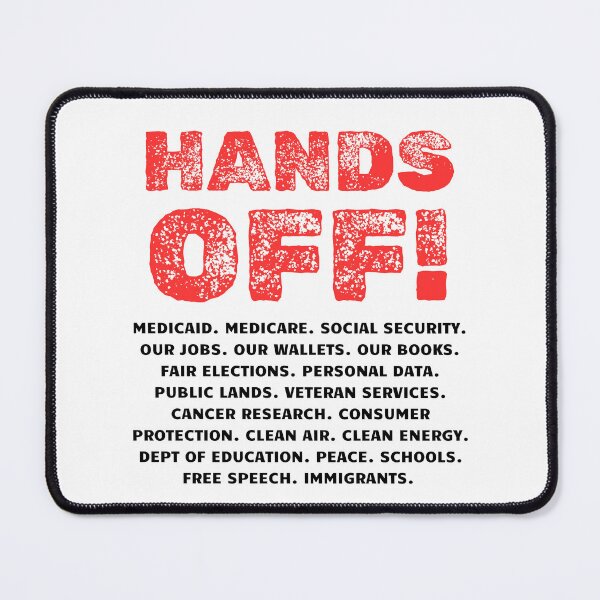 Item preview, Hands Off Protest Social Security And Medicare designed and sold by AniArtPL.
