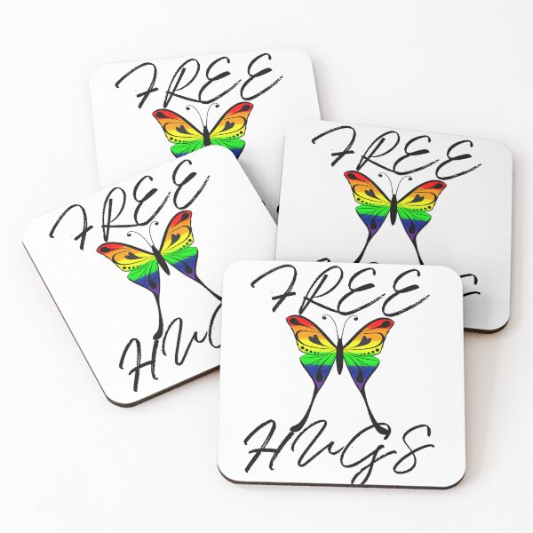 Artikelvorschau, Kostenlose Umarmungen - Pride Butterfly entworfen und verkauft von Drift Woad.