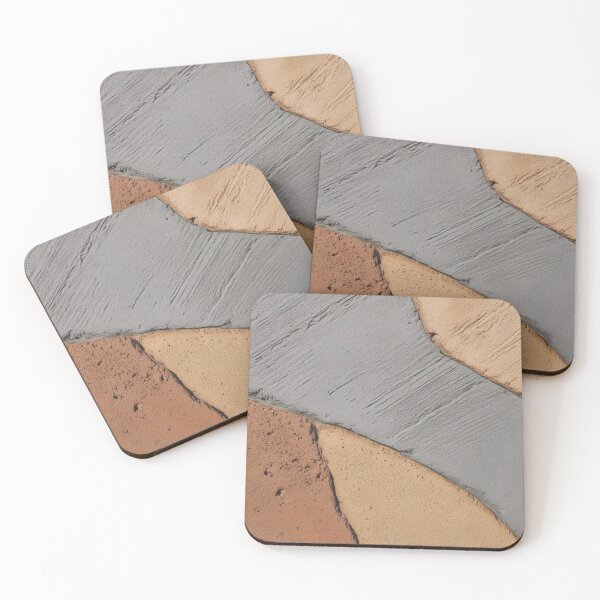 Item preview, Earth Layers Texture – Concrete and Clay Flow designed and sold by SurfaceCraft Studio.