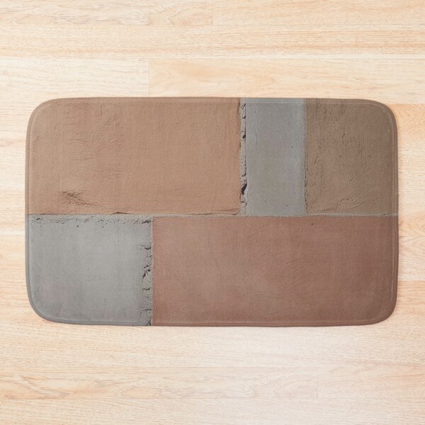 Item preview, Earth-Tone Clay and Concrete Block Pattern designed and sold by SurfaceCraft Studio.