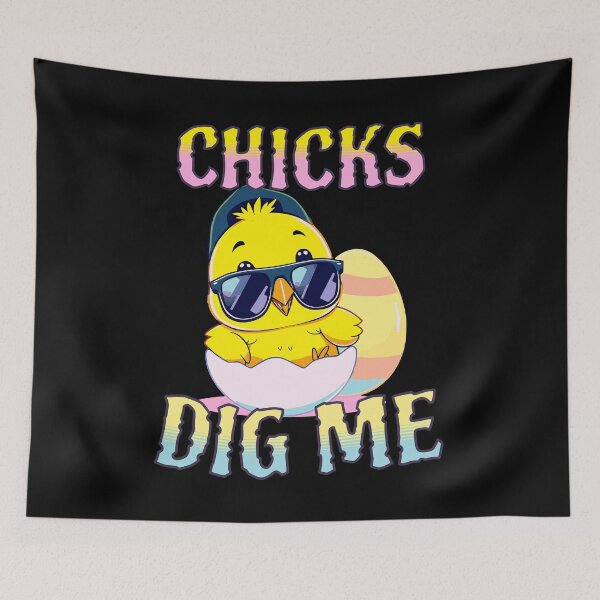 Item preview, Funny Easter Chick – Chicks Dig Me designed and sold by Fragy72.