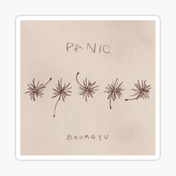 Artikel-Vorschau von Panic: Beomgyus Debütalbum, designt und verkauft von NunasPicks.