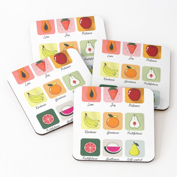 Item preview, "Fruits of the Spirit: Symbolic Fruit Illustrations Representing Love, Joy, Patience & More" designed and sold by IINSPIRA.