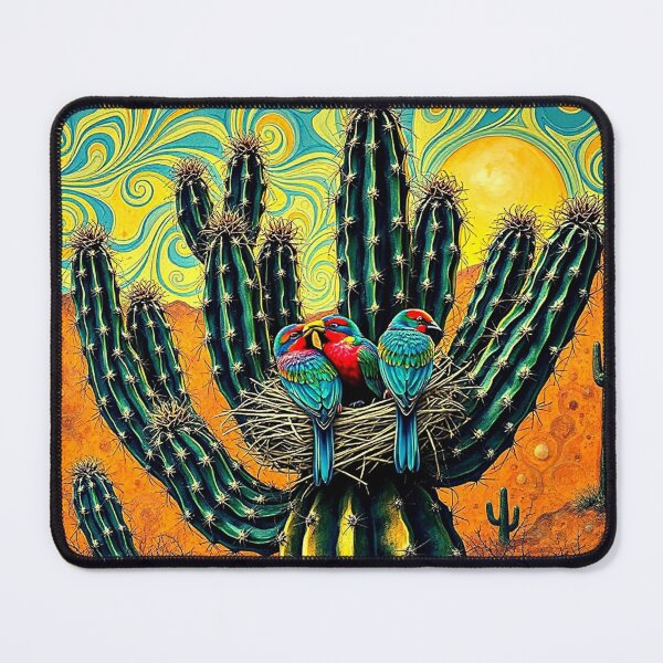 Item preview, Cactus nesting birds designed and sold by George Hutton Hunter.
