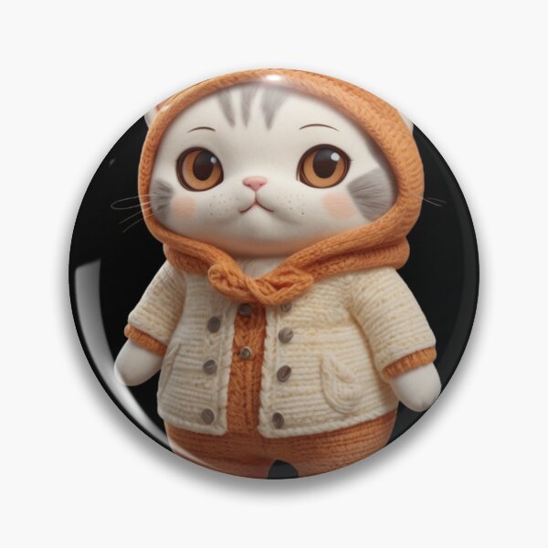 Item preview, Cute Chubby Cat in an Adorable Outfit – Cozy & Stylish Look designed and sold by Life is cat.