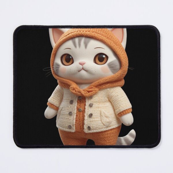 Item preview, Cute Chubby Cat in an Adorable Outfit – Cozy & Stylish Look designed and sold by Life is cat.