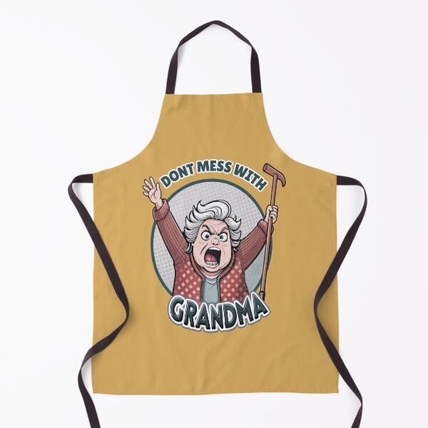 Item preview, Don't Mess with Grandma Funny Art designed and sold by JesterKrewArt.