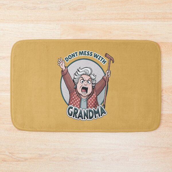 Item preview,  Don't Mess with Grandma Funny Art designed and sold by JesterKrewArt.
