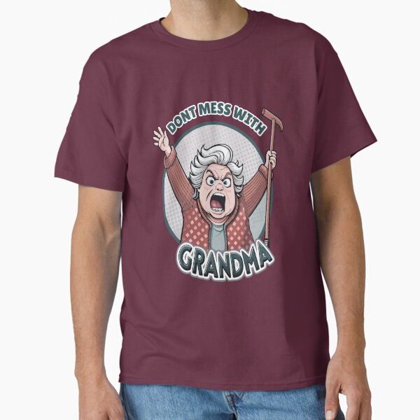 Item preview,  Don't Mess with Grandma Funny Art designed and sold by JesterKrewArt.