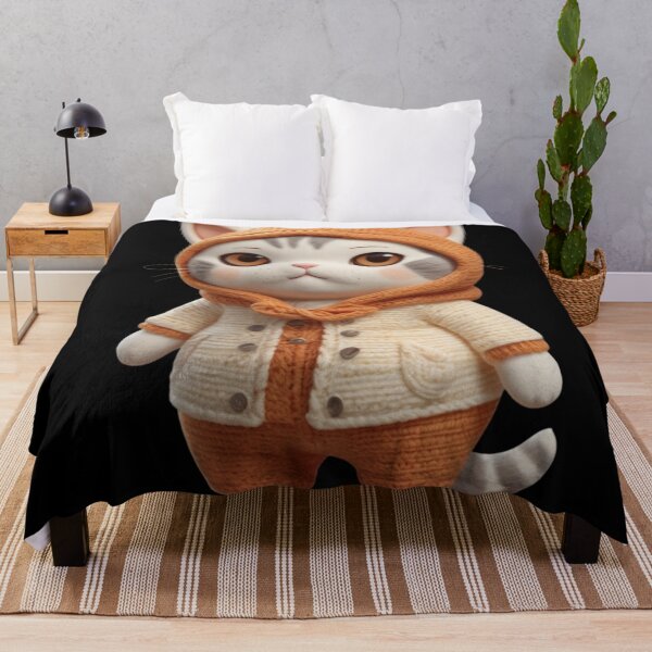 Item preview, Cute Chubby Cat in an Adorable Outfit – Cozy & Stylish Look designed and sold by Life is cat.