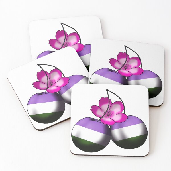 Item preview, PRIDE CHERRY- GENDERQUEER designed and sold by Bunny Loven.