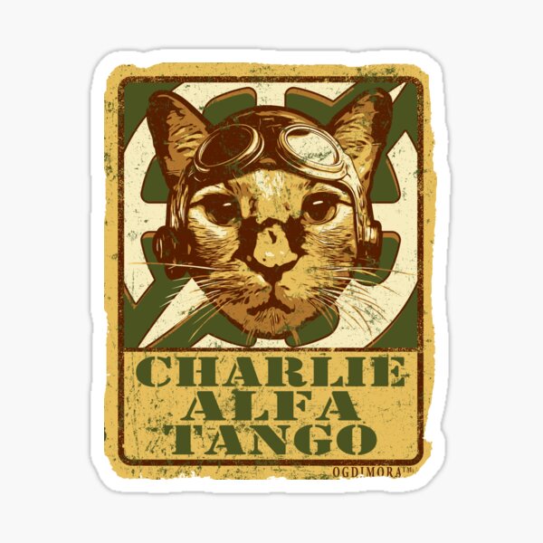 Item preview, CHARLIE ALFA TANGO designed and sold by ogdimora.