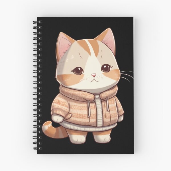 Item preview, Cute Chubby Cat in a Cozy Jacket – Adorable & Stylish Look designed and sold by Life is cat.