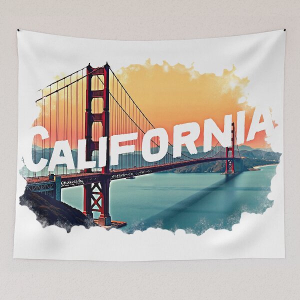 Item preview, California - Golden Gate Bridge designed and sold by The Fluffy Monster.