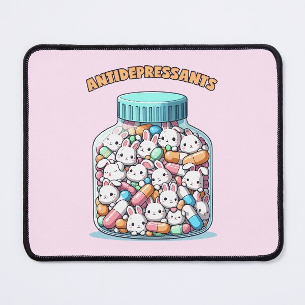 Item preview, Bunny antidepressant designed and sold by RatArt Designs.