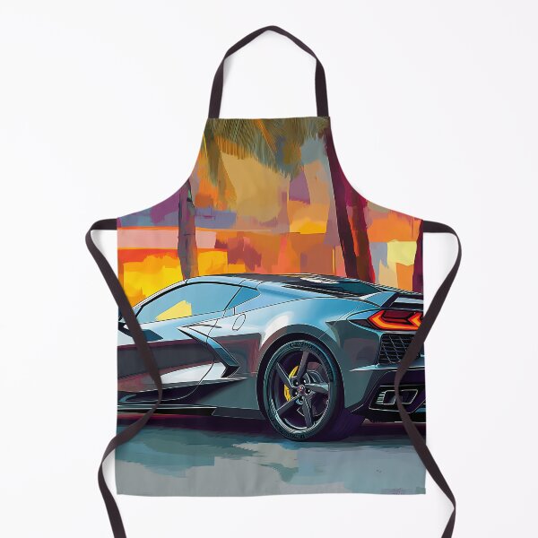 Item preview, Gunmetal Grey Corvette Stingray C8 – Pop Art Edition II designed and sold by AutoPopStudio.