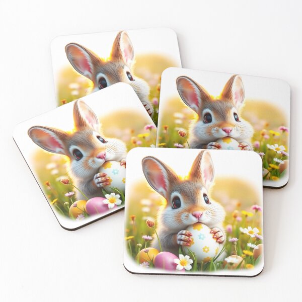 Item preview, Adorable Easter Bilby with Colorful Eggs designed and sold by ZepGiftShop.
