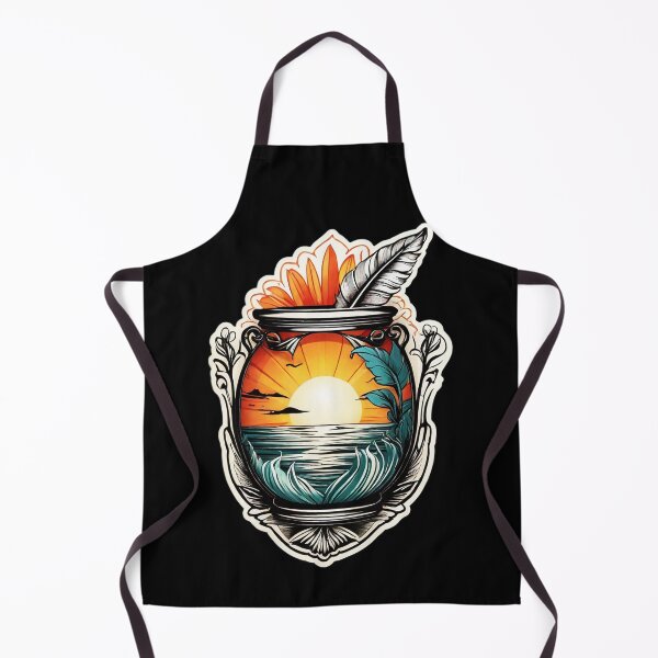 Item preview, Hawaii Inkwell With Ocean Waves at Sunset designed and sold by NautiChic.