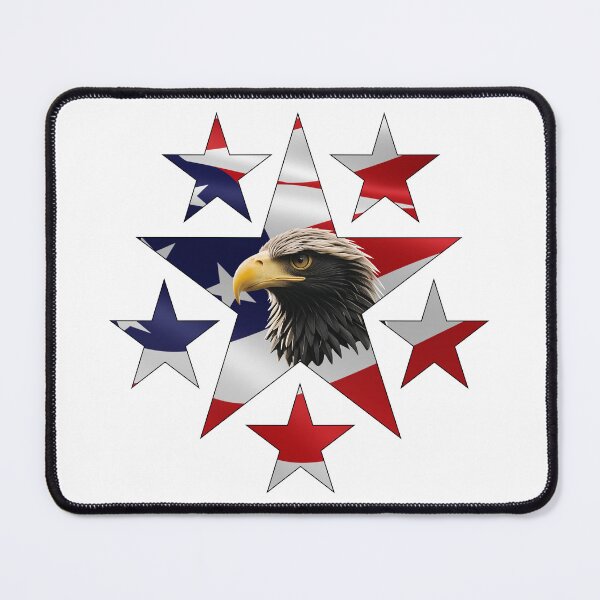Item preview, AMERICAN EAGLE STAR (WHITE) designed and sold by Marlon Oseguera.